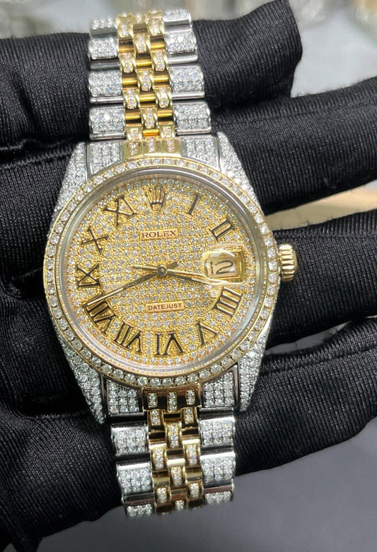 ✨💎 Ultimate Luxury Moissanite RLX  Masterpiece ⌚👑