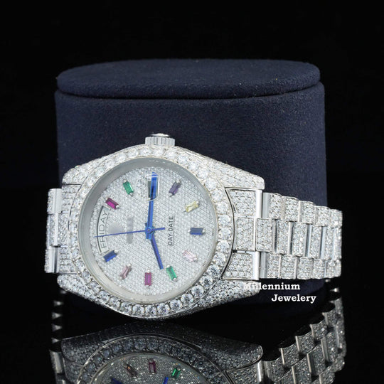 Superior Diamond Iced Out Moissanite Diamond Watch For Men