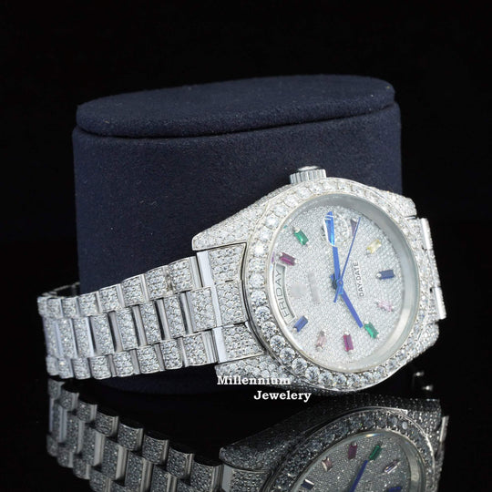 Superior Diamond Iced Out Moissanite Diamond Watch For Men