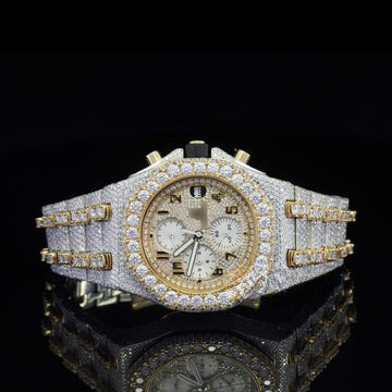 Fabulous Automatic Moissanite Diamond Iced Out Wrist Watch For Men