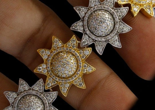 Stylish Star Shape Round Cut Moissanite Bracelets