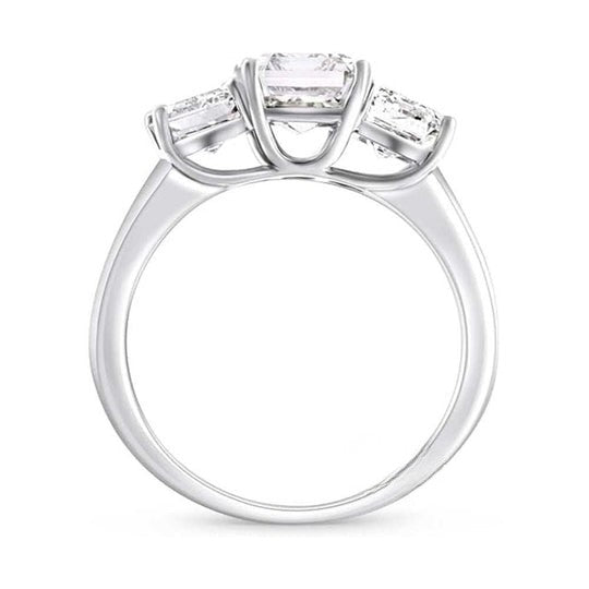 3ct Moissanite Diamond Engagement Ring For Women
