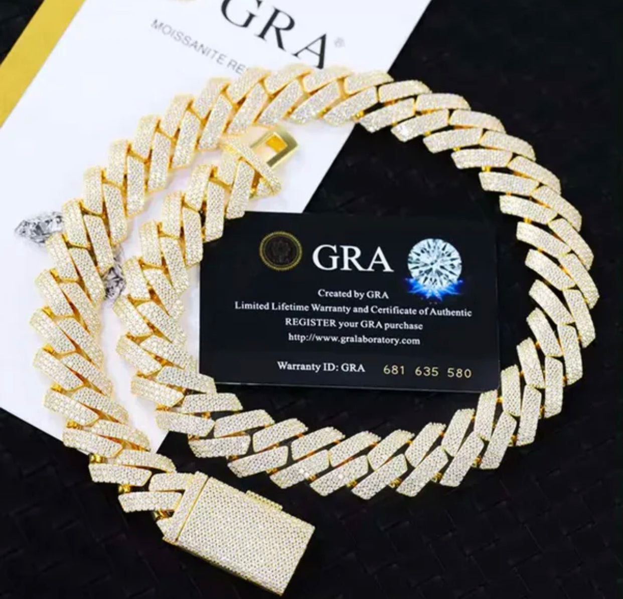📿 Iced Out Cuban Link Chain Set 💎🔥 – Gold & Silver Edition