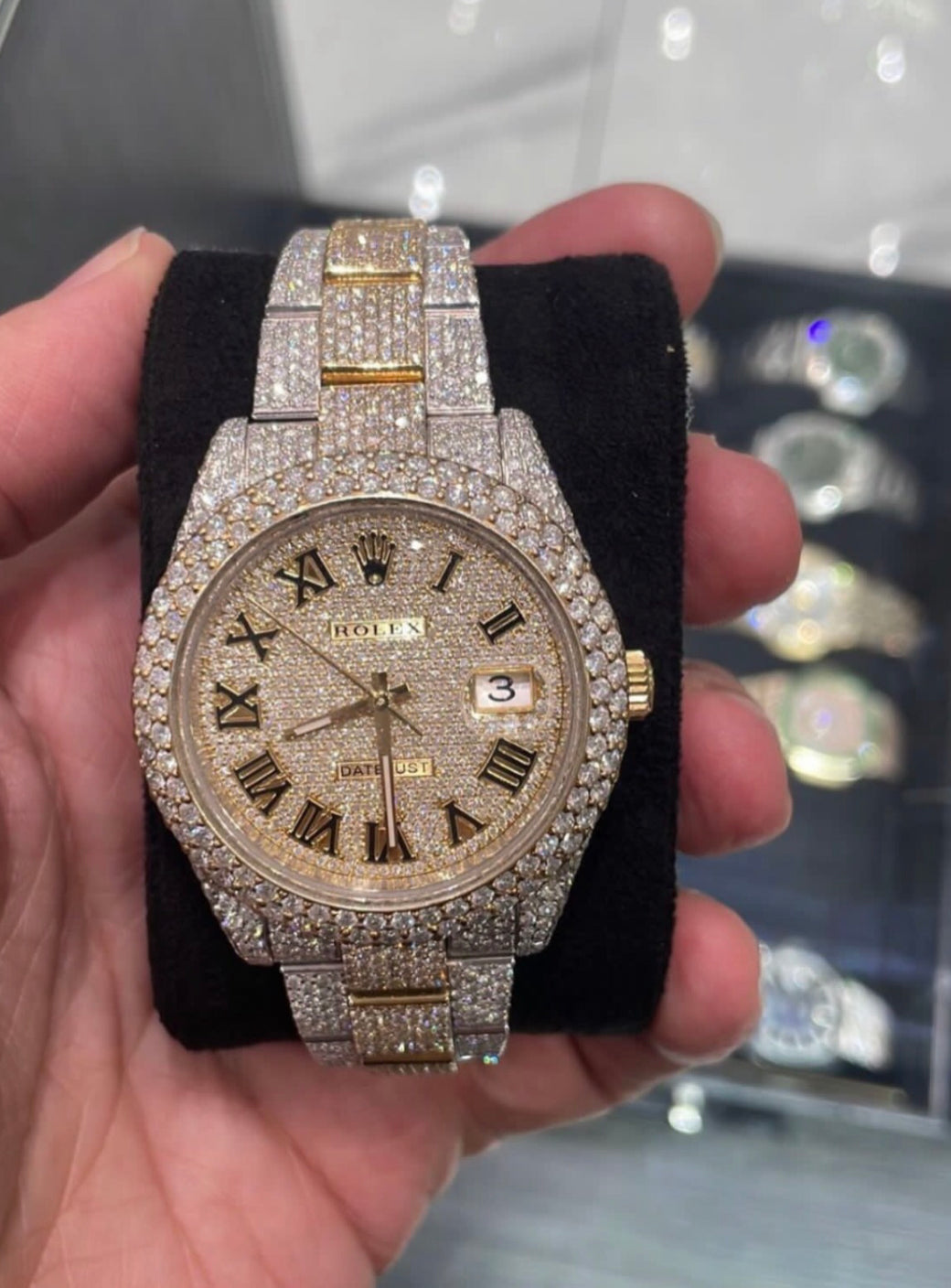 ✨💎 Ultimate Luxury Moissanite RLX  Masterpiece ⌚👑