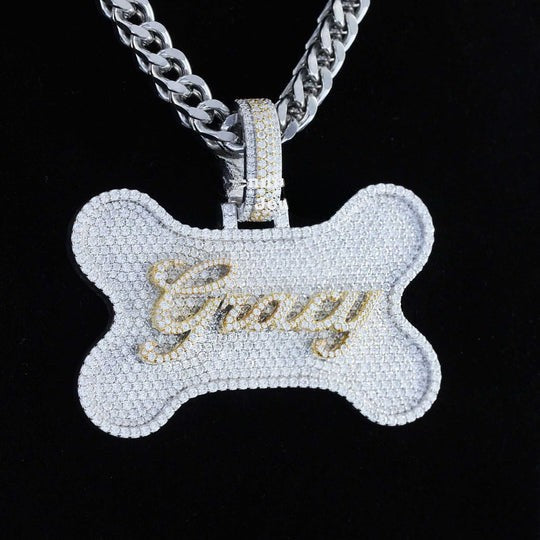 Custom Gracy Moissanite Pendant For Dog Lovers