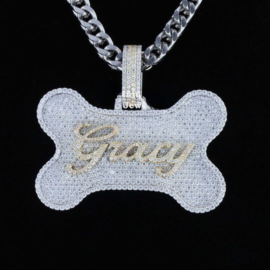 Custom Gracy Moissanite Pendant For Dog Lovers