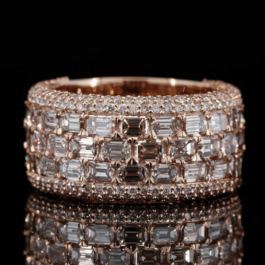 Bulky Fabulous Moissanite Diamond Iced Out Hip Hop Ring