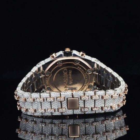 Fabulous Automatic Moissanite Diamond Iced Out Wrist Watch For Men