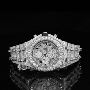 Fabulous Automatic Moissanite Diamond Iced Out Wrist Watch For Men