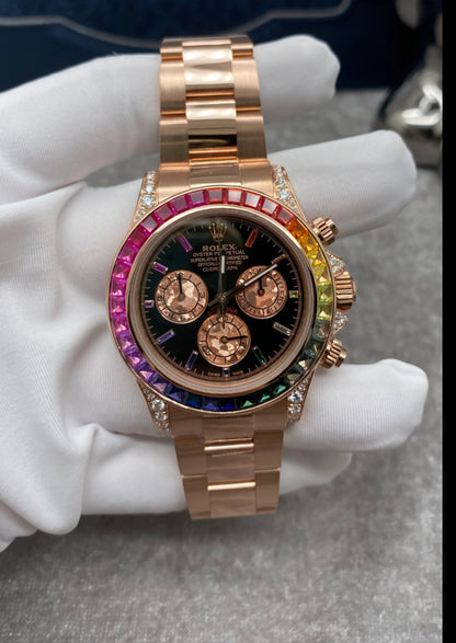 Luxury Diamond Rose Gold Rolex