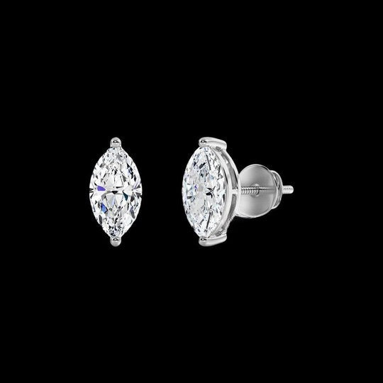 Marquise Cut 1.10ct Moissanite Stud Earrings For Women