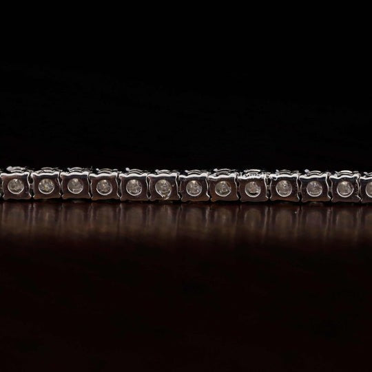 Round Cut Tennis Moissanite Unisex Chain