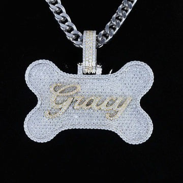 Custom Gracy Moissanite Pendant For Dog Lovers