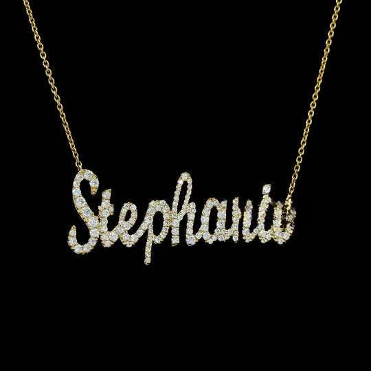 Moissanite Round cut Custom Stephanie Hip Hop Pendant