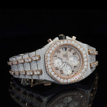 Fabulous Automatic Moissanite Diamond Iced Out Wrist Watch For Men
