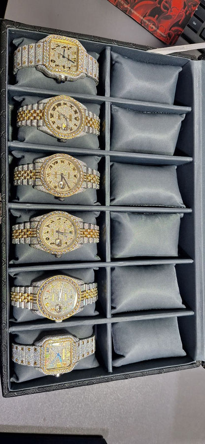 ✨💎 Ultimate Luxury Moissanite RLX  Masterpiece ⌚👑