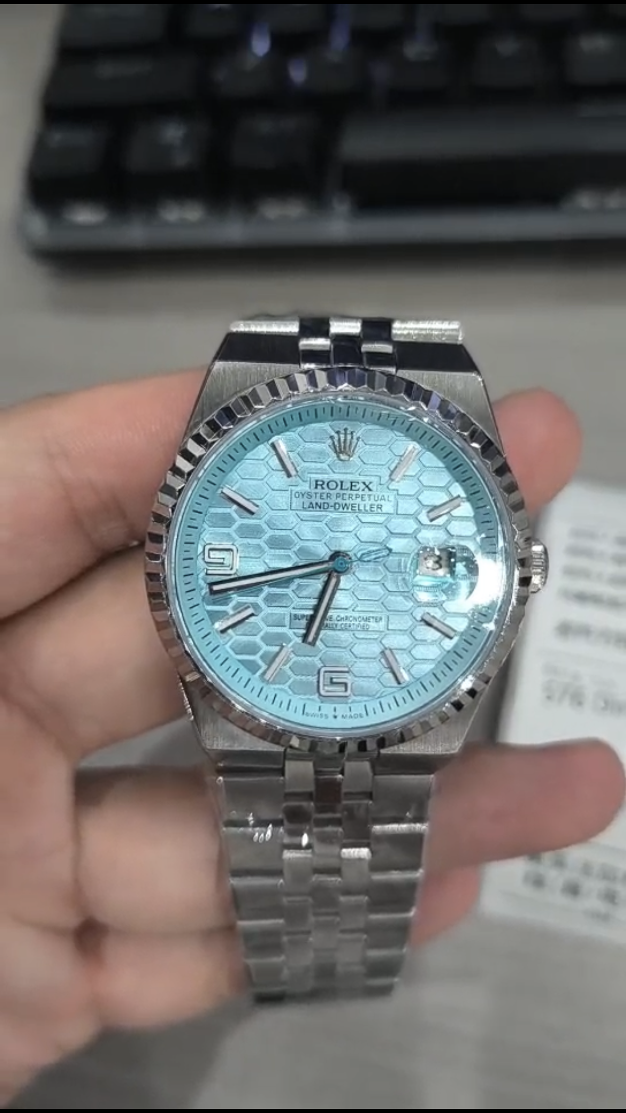 Luxury Land Dweller Automatic Rlx watch