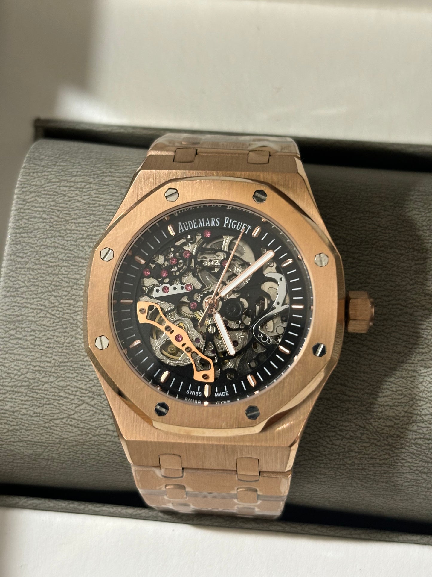 🕰️ Audemars Piguet Royal Oak Skeleton – Openwork Masterpiece 🔱✨