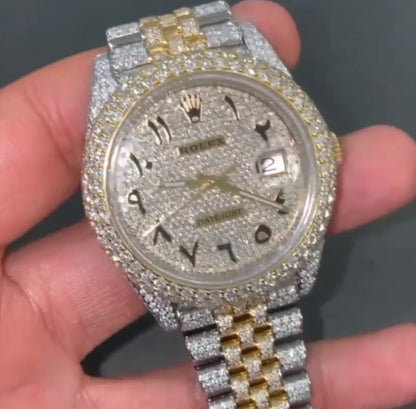 ✨💎 Ultimate Luxury Moissanite RLX  Masterpiece ⌚👑