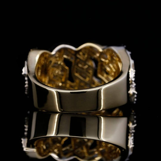 Baguette Moissanite Diamond Iced Out Hip Hop Ring