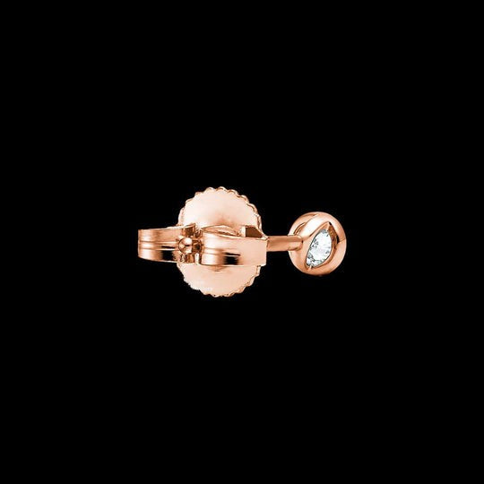 Round Cut Moissanite Stud Diamond Earrings For Women