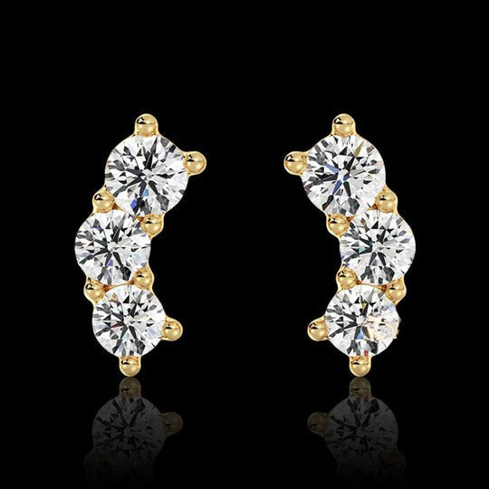 0.40ct Moissanite Stud Earrings For Women