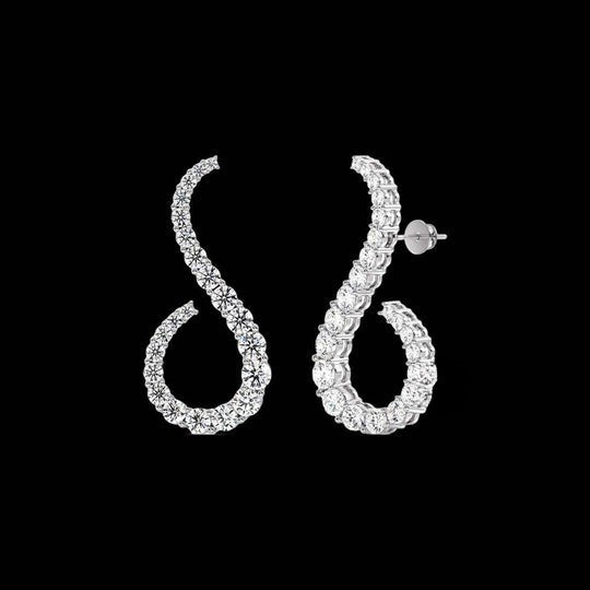 Stylish Moissanite Stud Earrings For Women