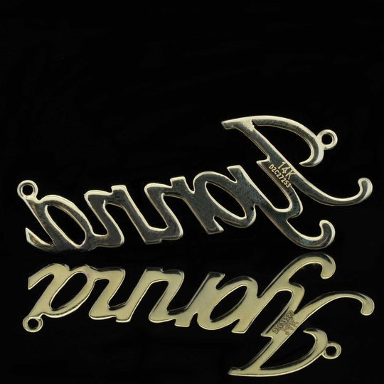 Custom Jyonna Name Moissanite Round Diamond Stylish Hip Hop Pendant