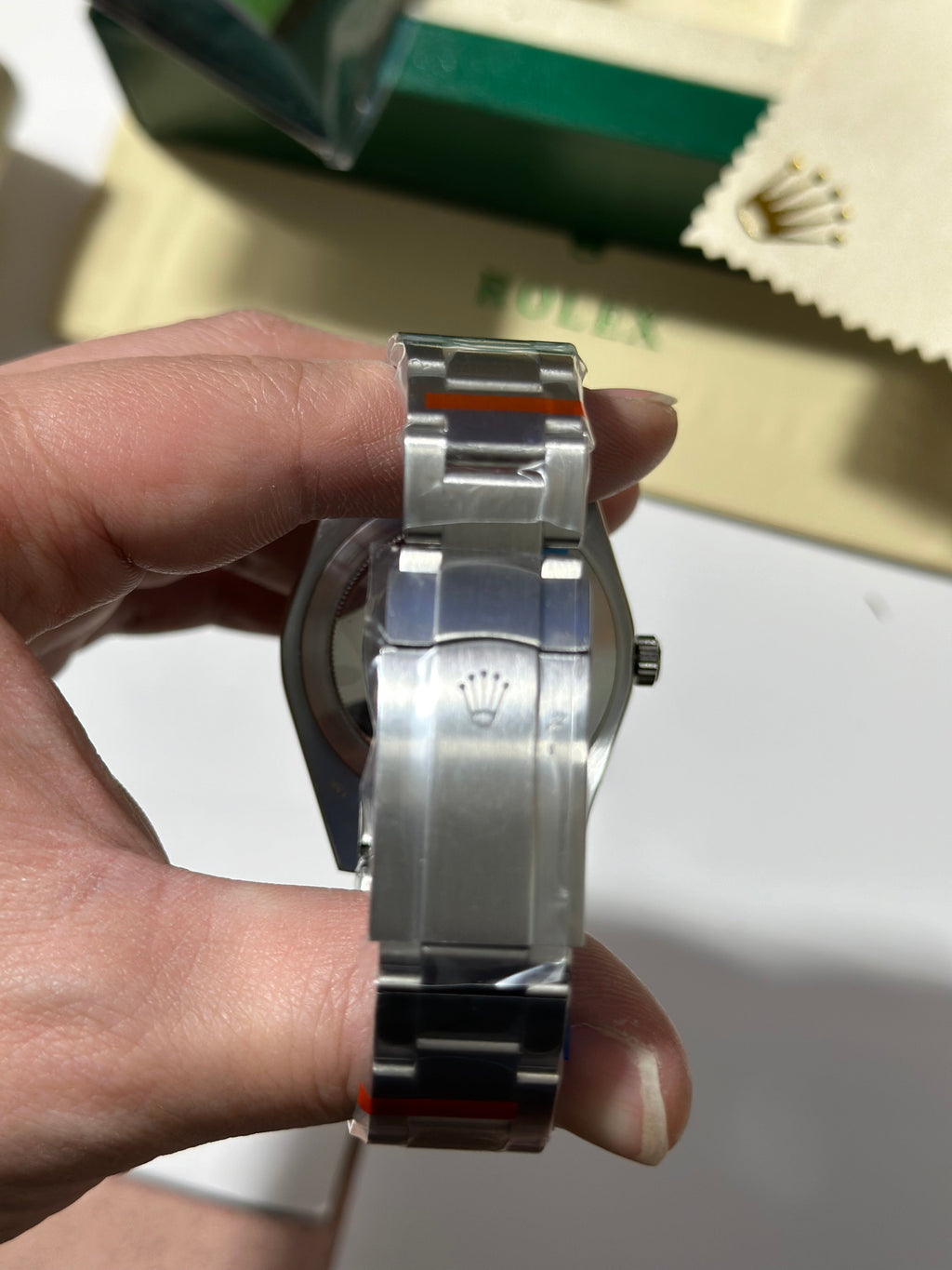 Rolex Oyster Perpetual Milgauss –  Sapphire Crystal – Stainless Steel