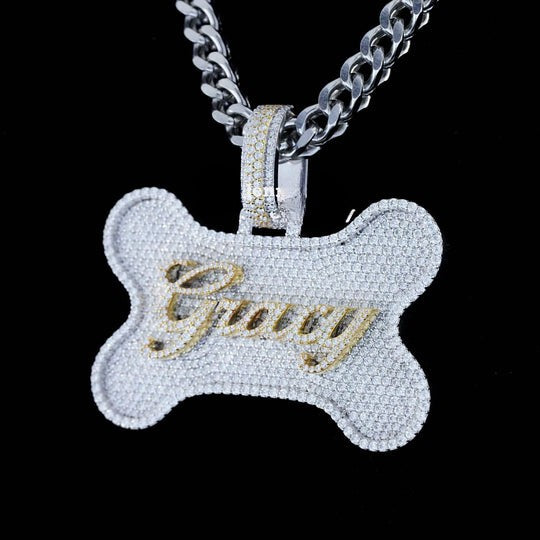 Custom Gracy Moissanite Pendant For Dog Lovers