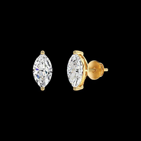 Marquise Cut 1.10ct Moissanite Stud Earrings For Women
